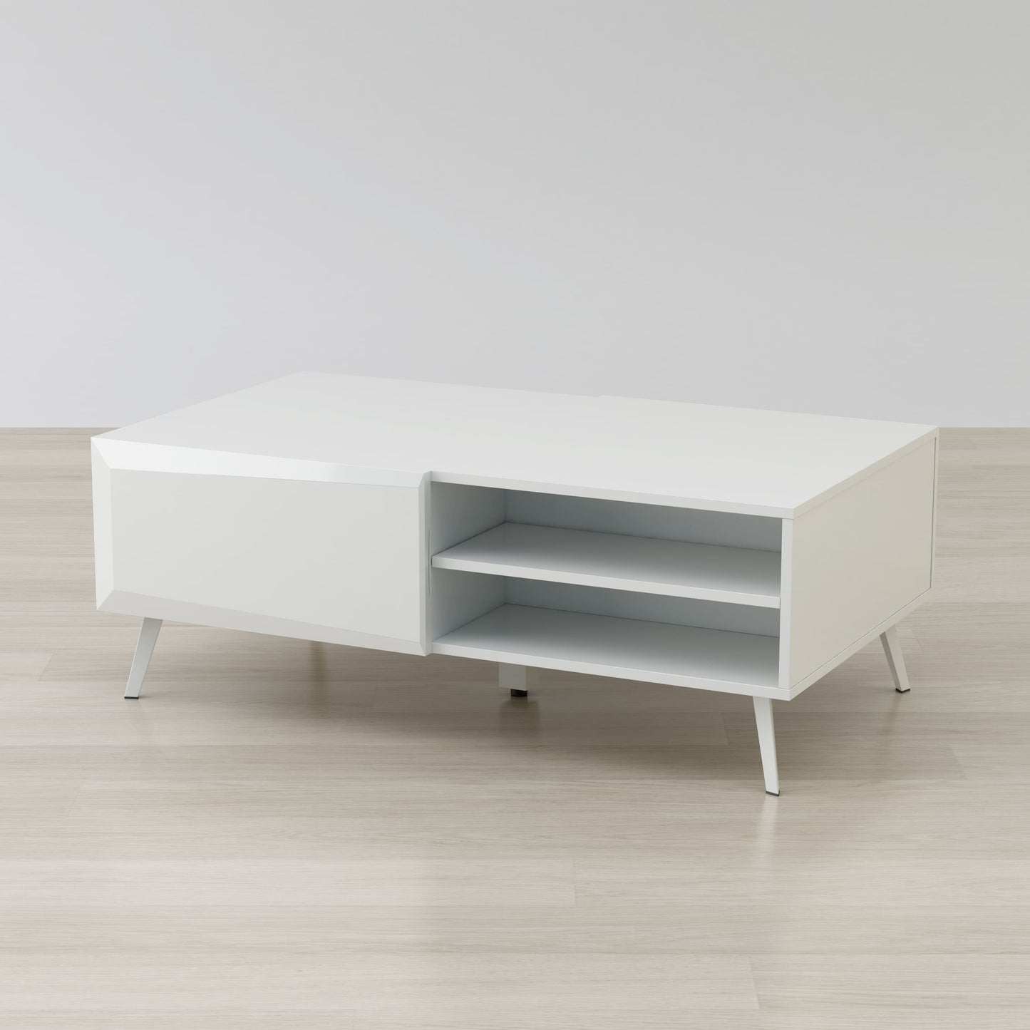 Altus 43" Coffee Table White Glossy