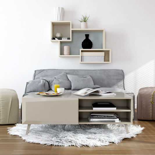 Altus 43" Coffee Table Grey Gloss