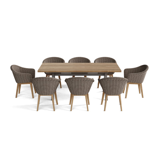 Alura Padua Dining Table 9-pc Set
