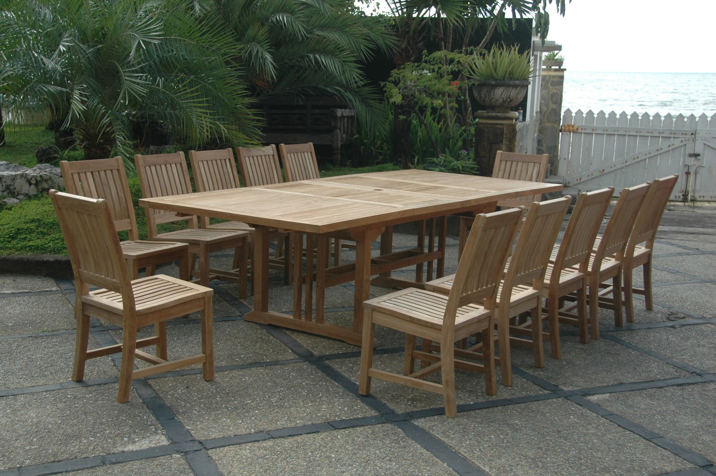 SET-08 Sahara Rialto 13-pc Dining Table Set