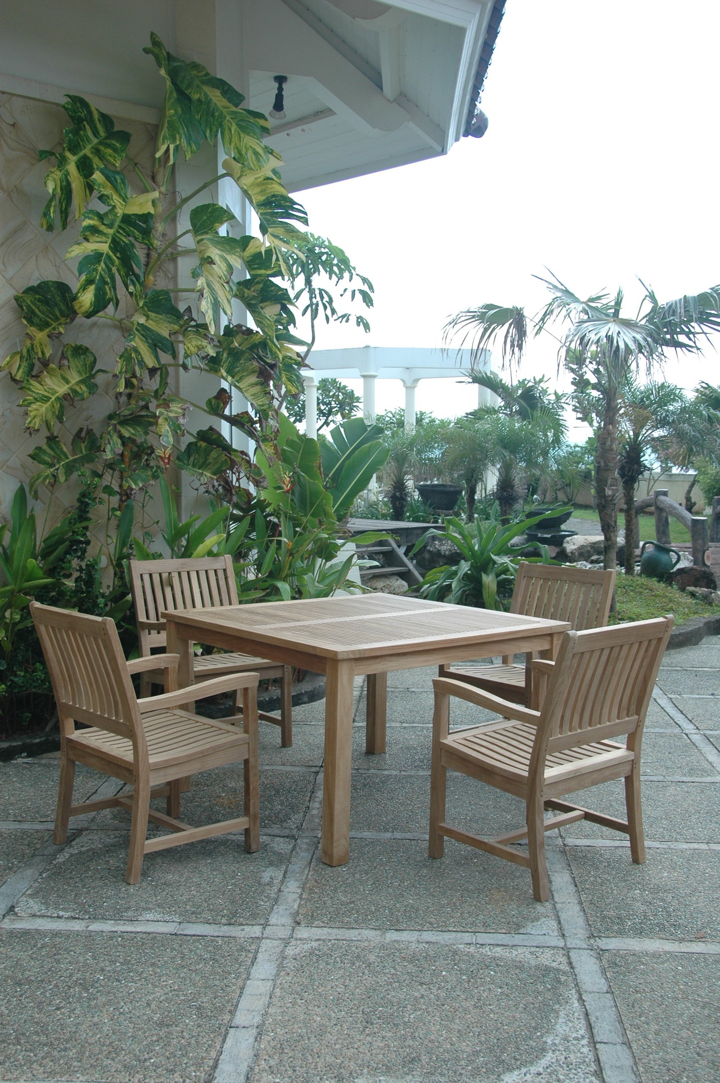 SET-106C Windsor Rialto Armchair 5-Pieces Dining Set
