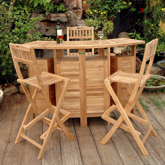 SET-20 4-pc Altavista Folding Bar Table Set