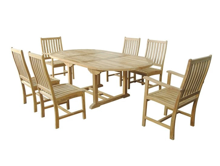 SET-26 Bahama Wilshire 7-pc Dining Table Set