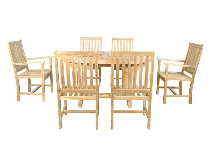 SET-26 Bahama Wilshire 7-pc Dining Table Set