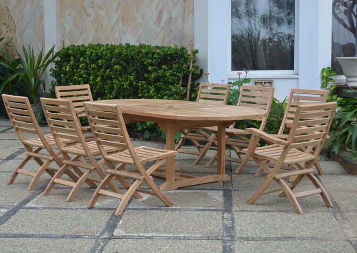 SET-30 Bahama Andrew 9-pc Dining Table Set