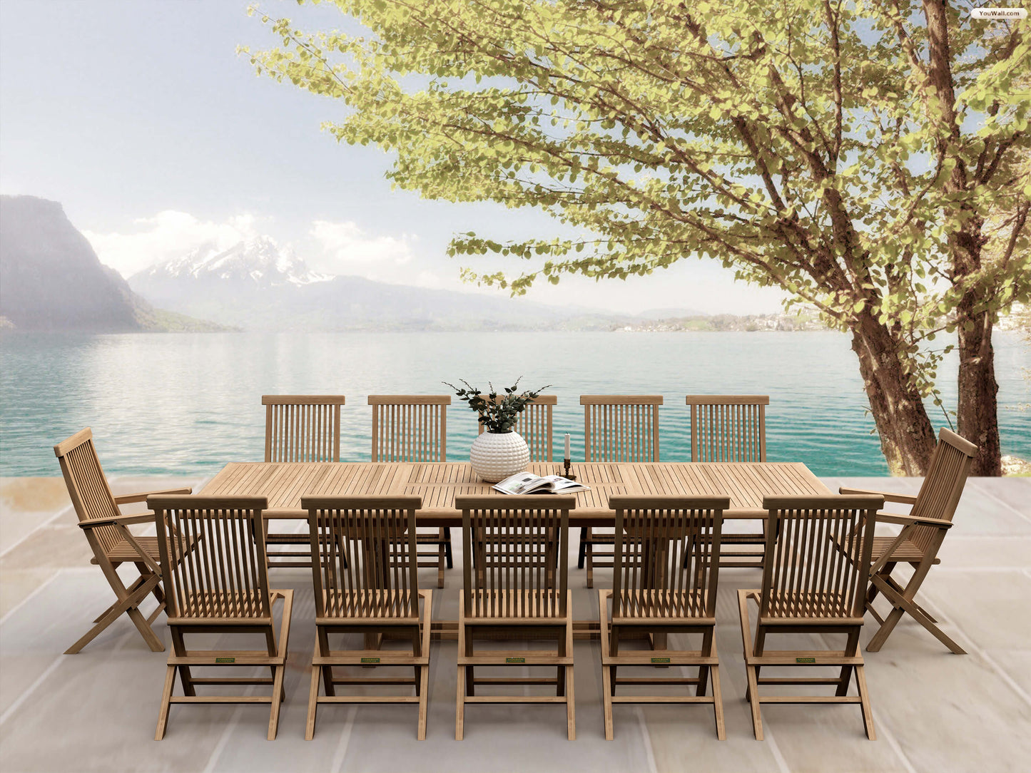 SET-32A Valencia Classic 13-Pieces Dining Set
