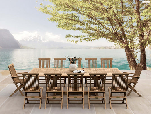 SET-32A Valencia Classic 13-Pieces Dining Set