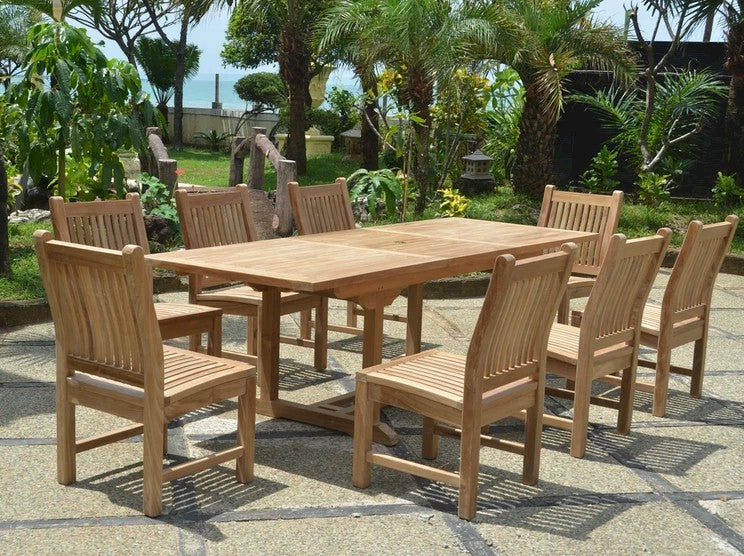 SET-81 Bahama Sahara 9-pc Dining Table Set
