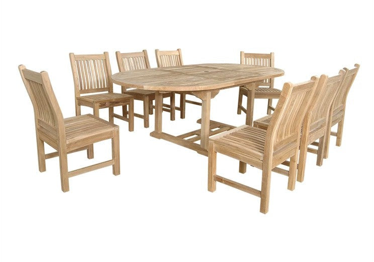 SET-85 Bahama Sahara 9-pc Dining Table Set