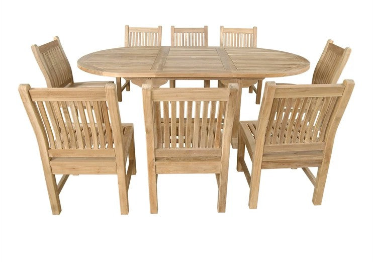SET-85 Bahama Sahara 9-pc Dining Table Set