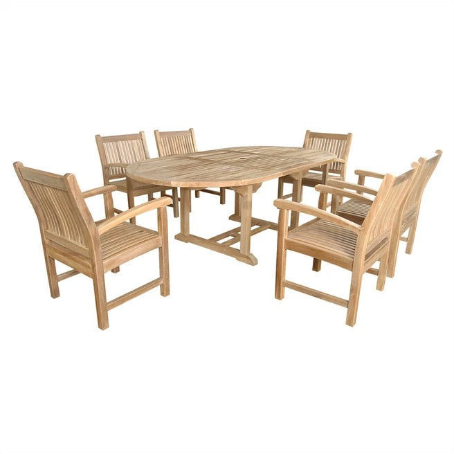 SET-86 Bahama Sahara 7-pc Dining Table Set