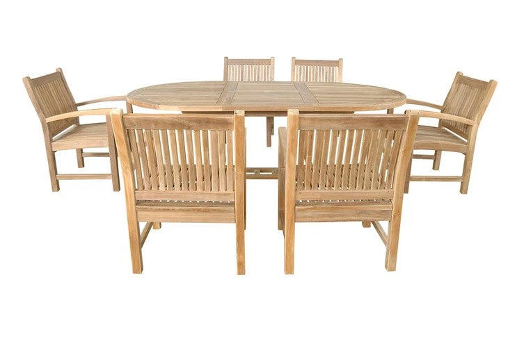 SET-86 Bahama Sahara 7-pc Dining Table Set