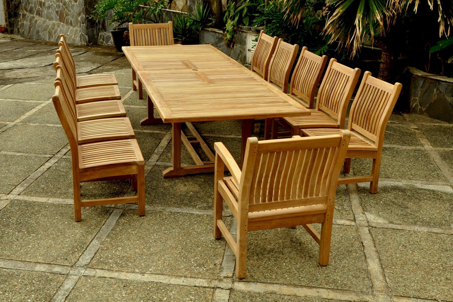 SET-90 Valencia Sahara 13-pc Dining Table Set