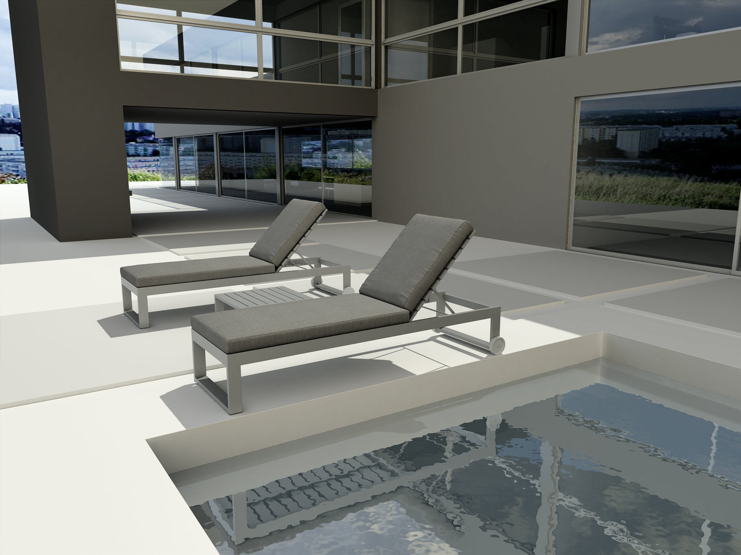 SET-5005 Lucca 3-pc Sun Lounger Set
