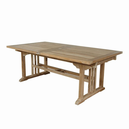 Sahara 126" Rectangular Double Extension Table