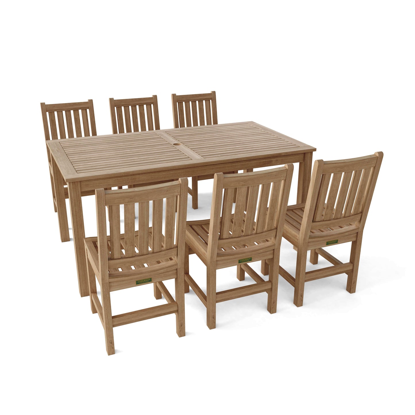 7-Pieces Sonoma Rectangular Dining Set. SET-146