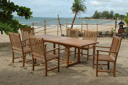 SET-112B Bahama Wilshire 7-pc Dining Table Set