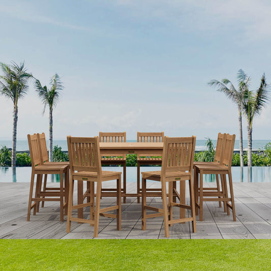 SET-121 Windsor Avalon 9-pc Bar Table Set