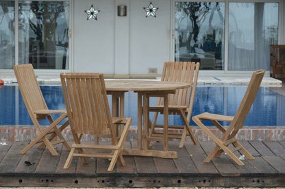 SET-34 Butterfly Comfort 5-pc Dining Table Set