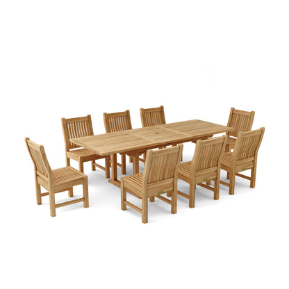 SET-81 Bahama Sahara 9-pc Dining Table Set