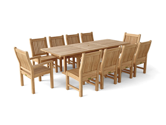 SET-88 Bahama Sahara 11-pc Dining Table Set