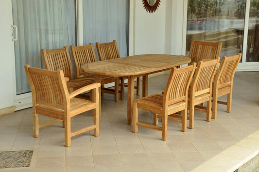 SET-84 Bahama Sahara 9-pc Dining Table Set