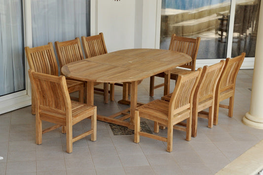 SET-85 Bahama Sahara 9-pc Dining Table Set