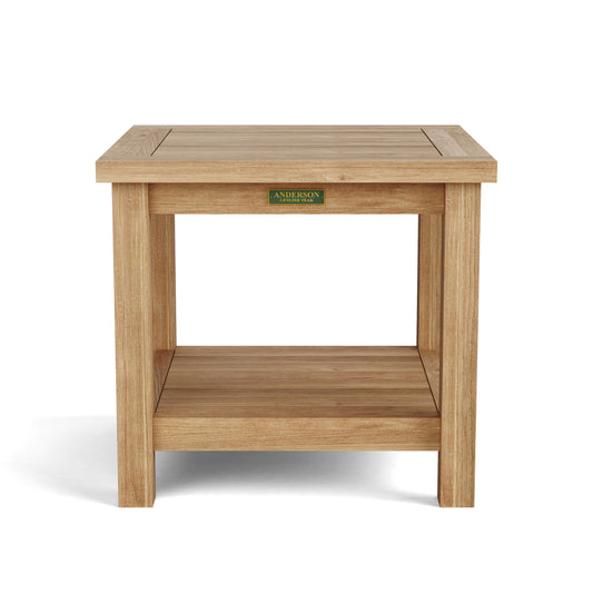 Bahama 22" Square Side Table 2-Tier