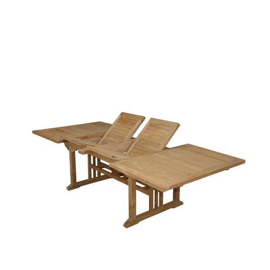 Sahara 106" Rectangular Double Extension Table